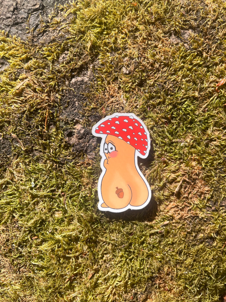 Blushed Mushroom Sticker