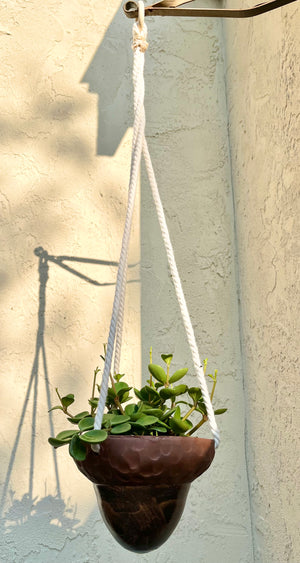 
            
                Load image into Gallery viewer, handmade ceramic hanging planter
            
        